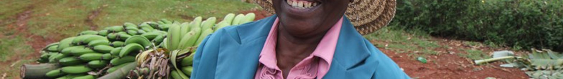 A banana farmer from Tharaka Nithi who was active in value chain promotion during phase one of ASDSP